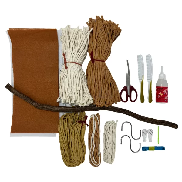 Macrame Leaves Wall Hanging Craft Kit - Image 2