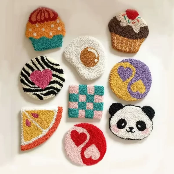 Punch Needle Cake Coaster Kit