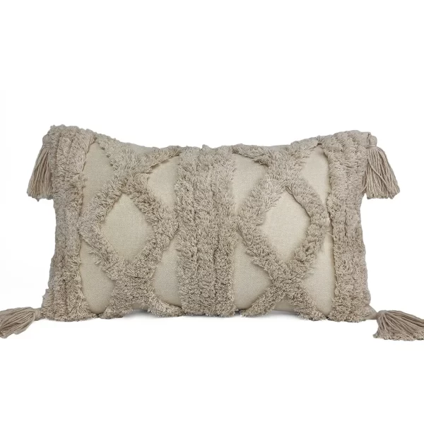 Cotton Fringed Cushion Cover