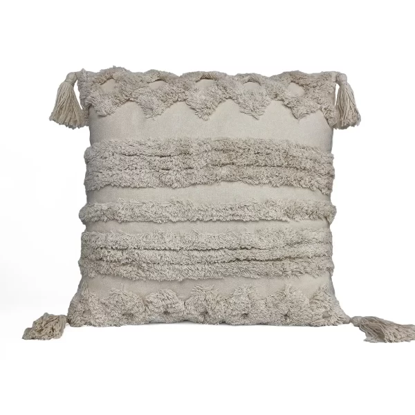 Cotton Fringed Cushion Cover