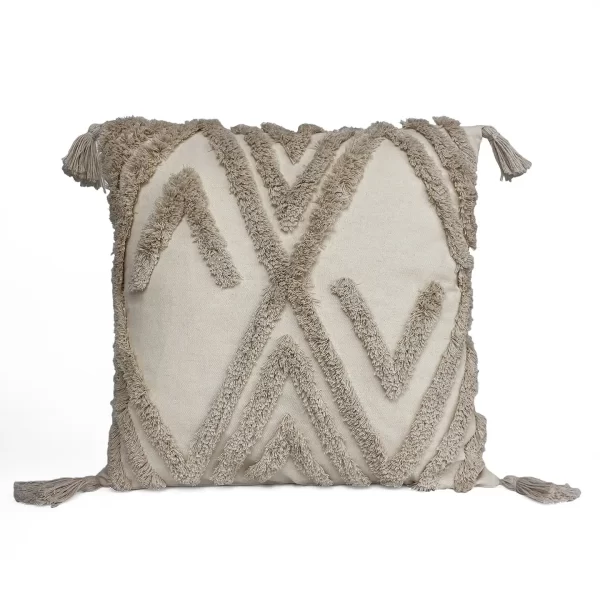 Cotton Fringed Cushion Cover